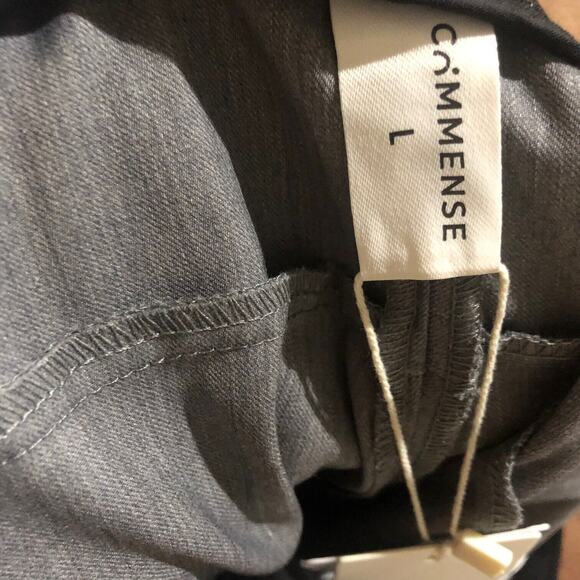 Commense Women's Dress‎ Pants Straight Leg Pleated Casual Gray Size Large NWT - Picture 6 of 7